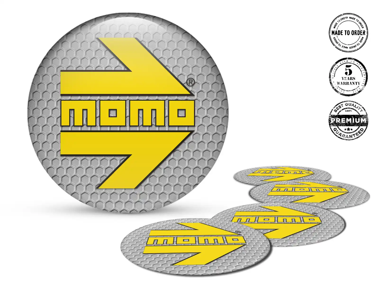 Momo Adesivo Coprimozzo Edizione Stile Cupola Custom